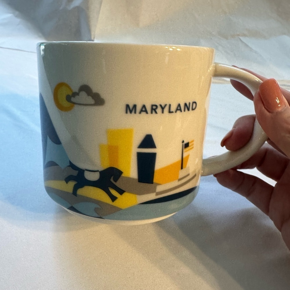 ⭐️Starbucks⭐️ You Are Here 2015 Maryland 14 OZ Coffee Mug - Never Used